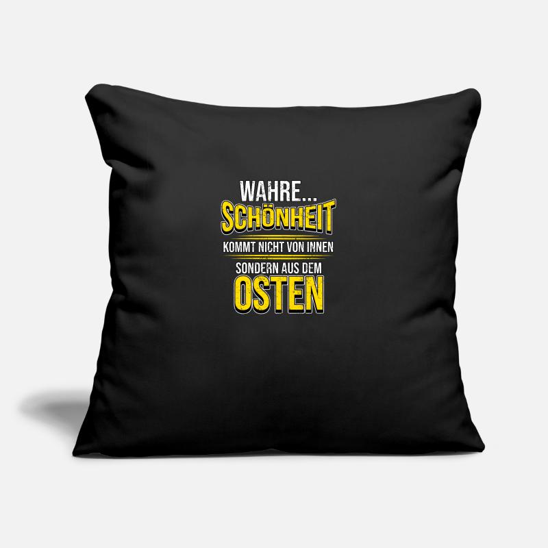 Osten Spruch Lustig DDR Mauerfall Berlin Geschenk Sofakissen mit Füllung 45 x 45 cm