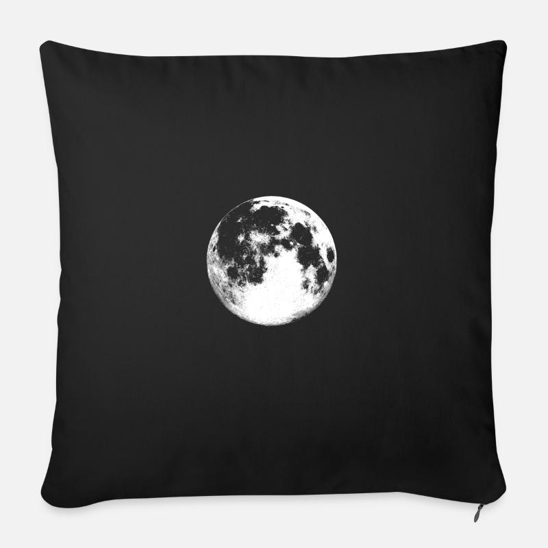 moonlight - Sofa pillow with filling 45cm x 45cm - black