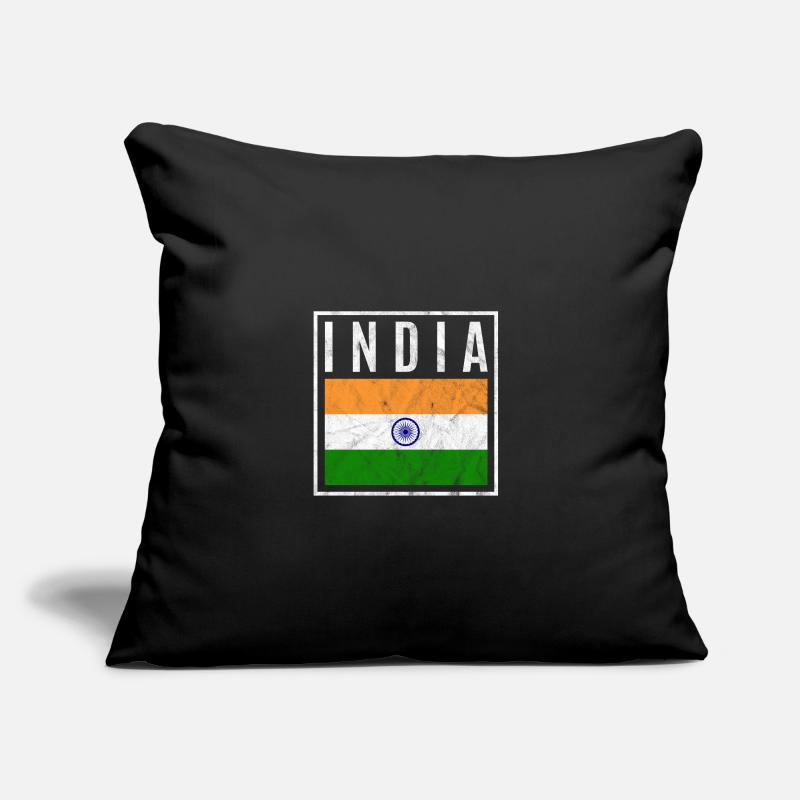 Inde Coussin et housse de 45 x 45 cm