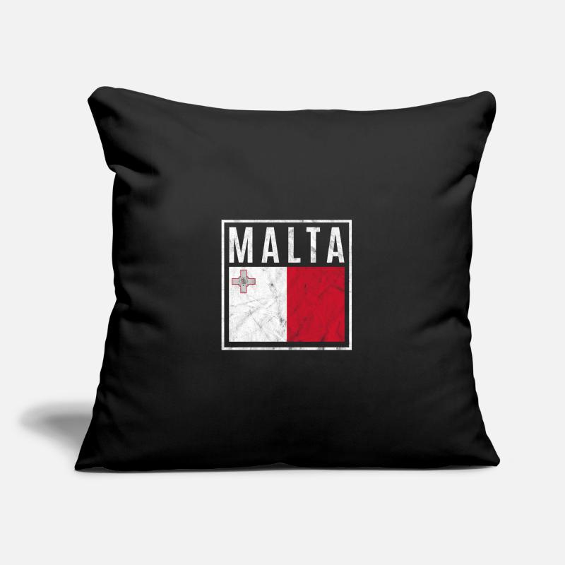 Malte Coussin et housse de 45 x 45 cm