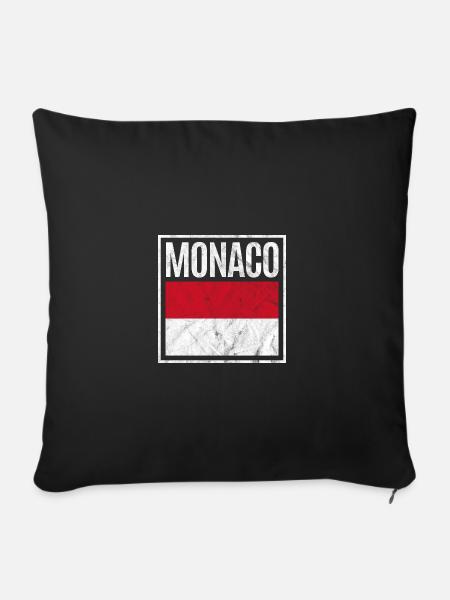 Monaco - Sofakissen mit Füllung 45 x 45 cm - Schwarz