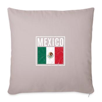 Mexico - Sofa pillow with filling 45cm x 45cm - light taupe - Front