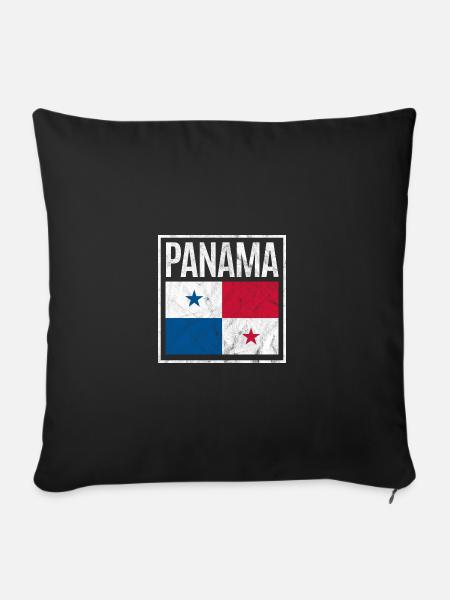Panama - Sofakissen mit Füllung 45 x 45 cm - Schwarz