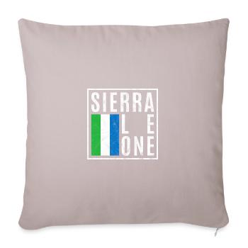 Sierra Leone - Sofa pillow with filling 45cm x 45cm - light taupe - Front