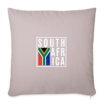 South Africa - Sofa pillow with filling 45cm x 45cm - light taupe - Front
