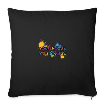 Paintball Paintballer Gift - Sofa pillow with filling 45cm x 45cm - black - Front