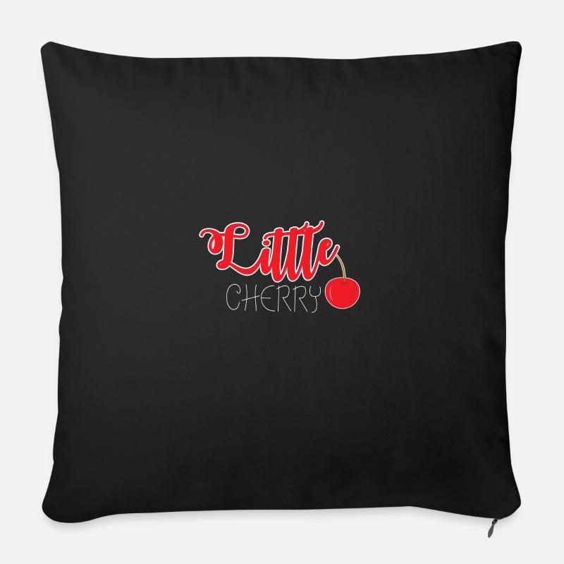 Little Cherry - Sofakissen mit Füllung 45 x 45 cm - Schwarz