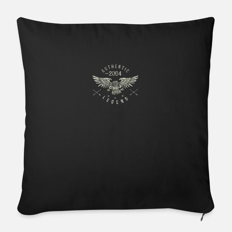 authentic legend 2004 Geburtstag, Geburtsjahr - Sofakissen mit Füllung 45 x 45 cm - Schwarz