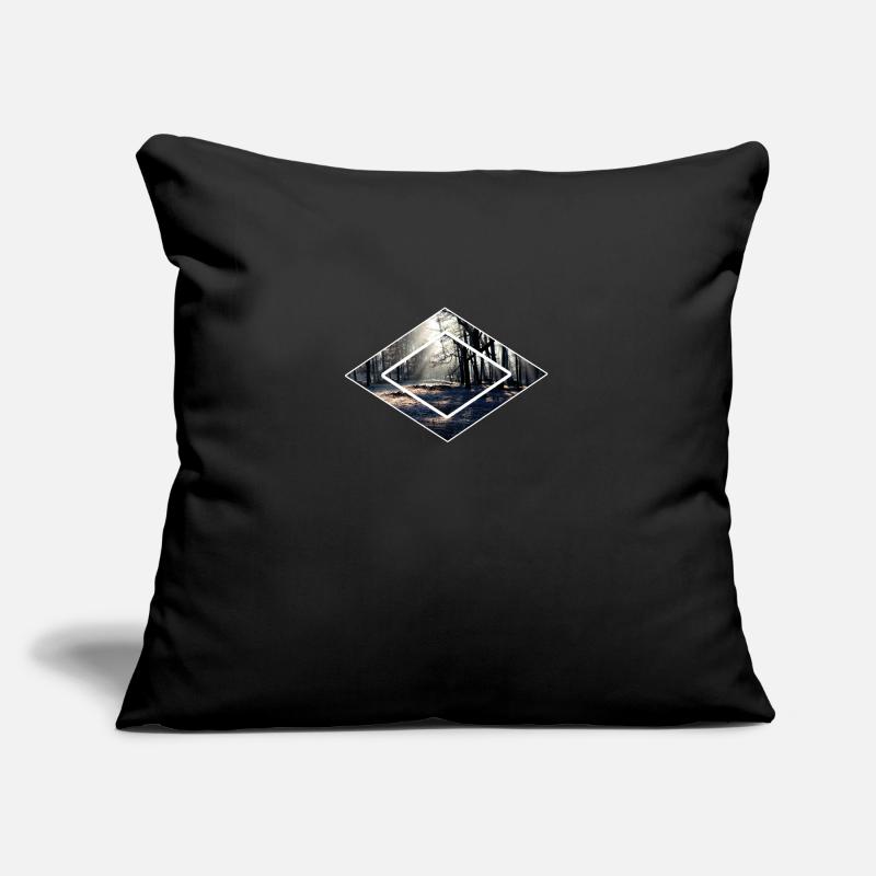 Forest forests in the forest Sofa pillow with filling 45cm x 45cm