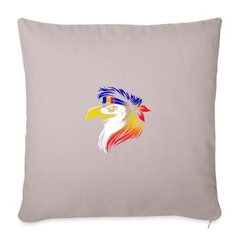 Andorra - Sofa pillow with filling 45cm x 45cm - light taupe - Front