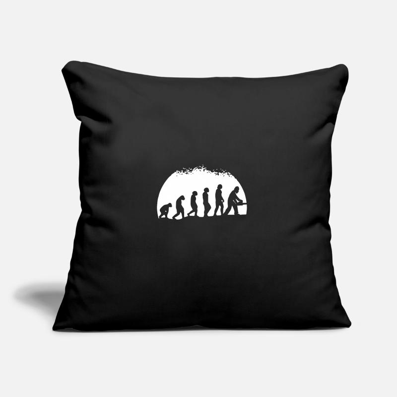 Tree Feller Chainsaw Evolution Lumberjack Sofa pillow with filling 45cm x 45cm