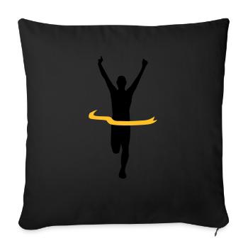 Champion Winner - Sofa pillow with filling 45cm x 45cm - black - Front