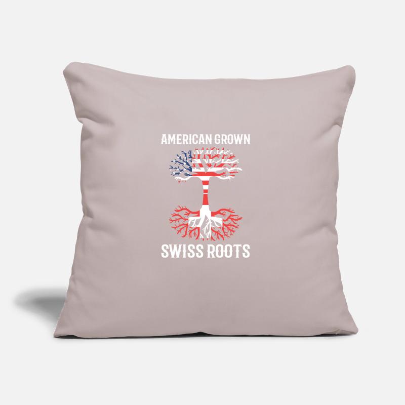 Schweiz Schweizer Schweizerdeutsch Sofakissen mit Füllung 45 x 45 cm