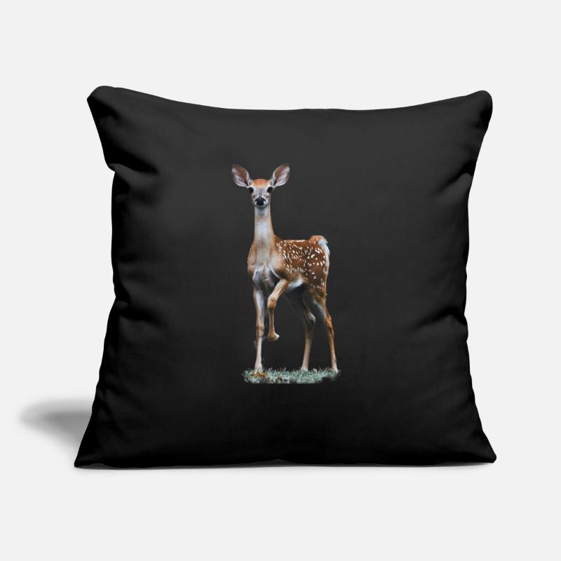 cerf - faon Coussin et housse de 45 x 45 cm