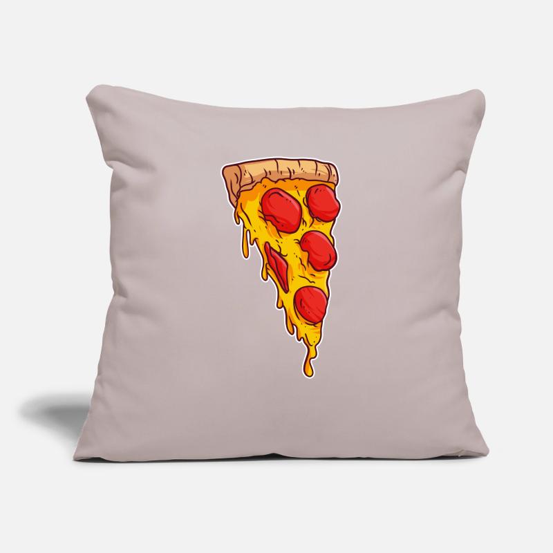 Pizza Kruste Scheibe Pizza Pie Maker Bäcker Sofakissen mit Füllung 45 x 45 cm