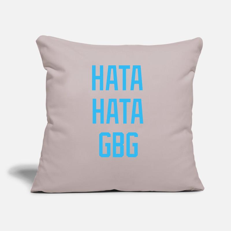 Hate Hate Hate Hate GBG Sofa pillow with filling 45cm x 45cm