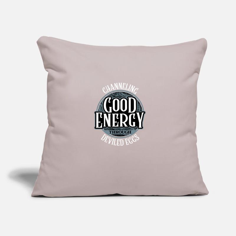 Channeling Good Energy Through Deviled Eggs Style Sofa pillow with filling 45cm x 45cm