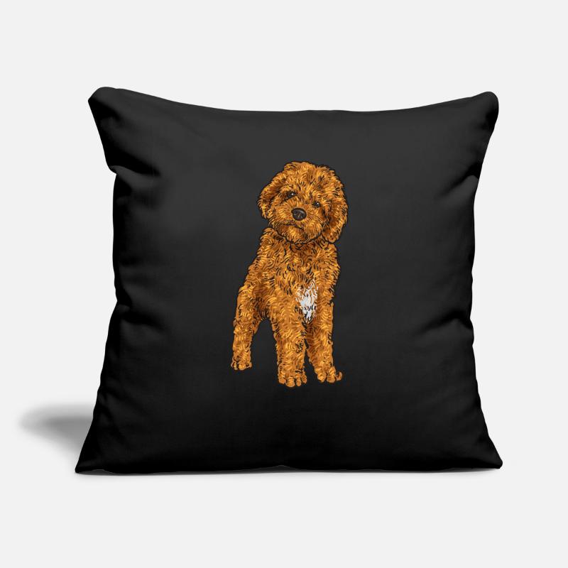 Cavapoo Capoodle Cavoodle Hund Geschenk Sofakissen mit Füllung 45 x 45 cm