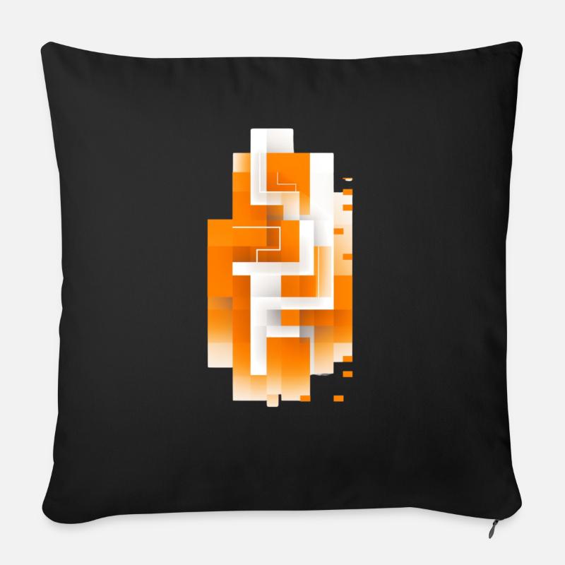 Majestic Flame - Sofakissen mit Füllung 45 x 45 cm - Schwarz