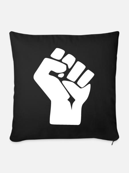 Faust - Sofakissen mit Füllung 45 x 45 cm - Schwarz
