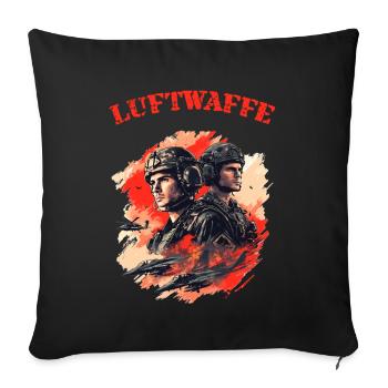 Celestial Lords - Elite of the Skies - Sofa pillow with filling 45cm x 45cm - black - Front