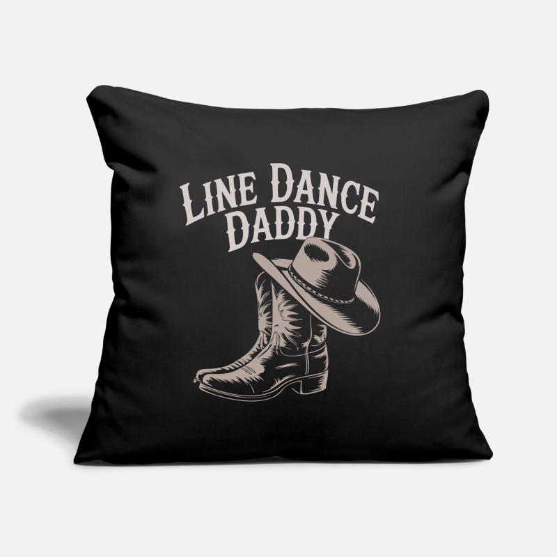 Line Dance Dad My Daddy Dances Line Dance Sofa pillow with filling 45cm x 45cm