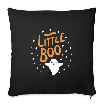 Kleiner Buh, frohes Halloween - Sofakissen mit Füllung 45 x 45 cm - Schwarz - Vorne
