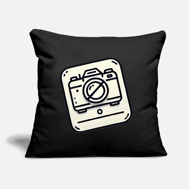No Camera Allowed Icon Design Sofa pillow with filling 45cm x 45cm