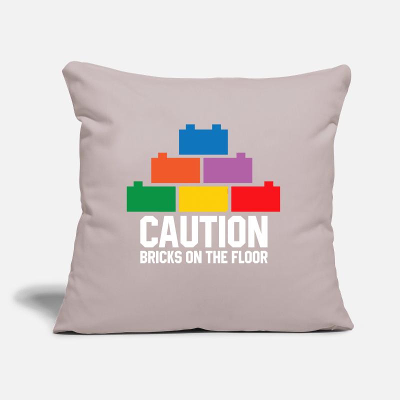 Brick Builder Brick Building Master Builder Sofa pillow with filling 45cm x 45cm