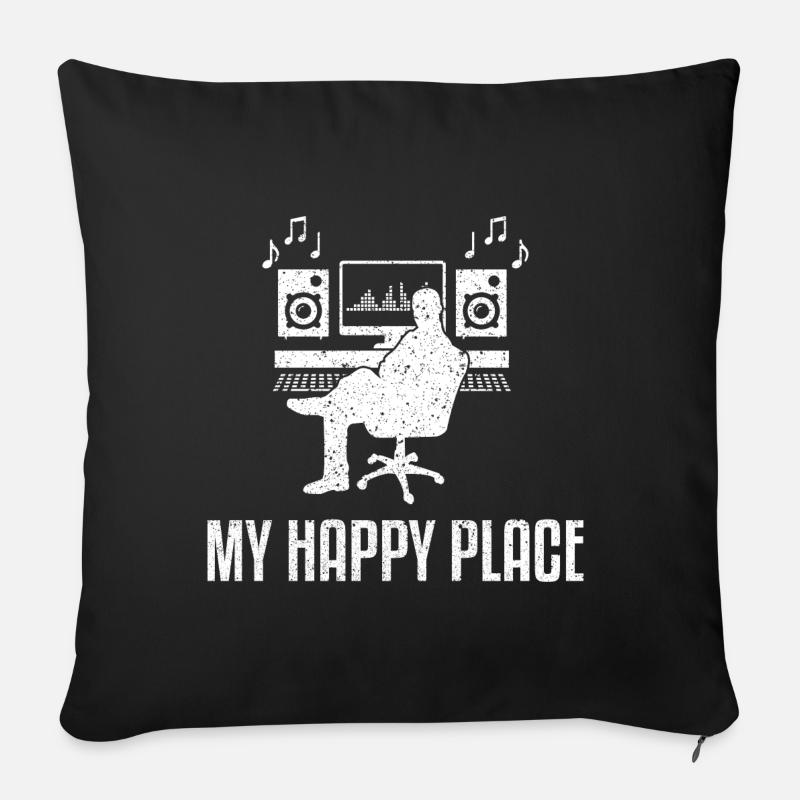 Tontechniker Sound Audio Engineer - Sofakissen mit Füllung 45 x 45 cm - Schwarz
