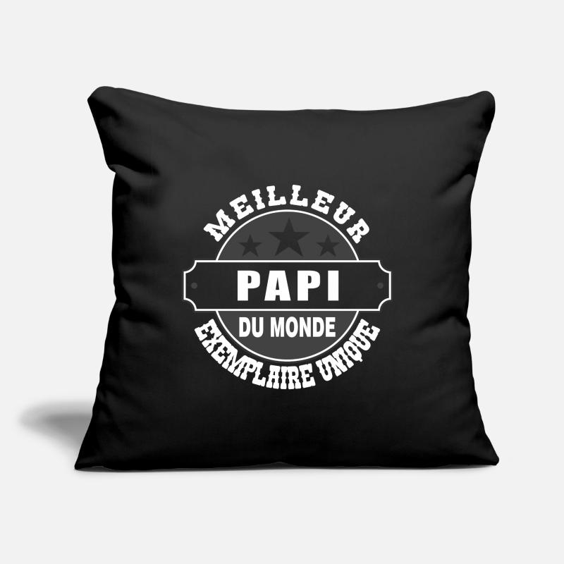 MEILLEUR PAPI DU MONDE Coussin et housse de 45 x 45 cm