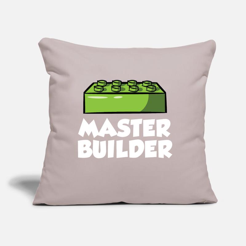 Constructeur de briques Jouets Blocs Blocs de serrage Briques Coussin et housse de 45 x 45 cm