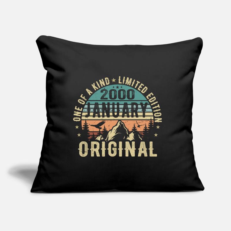 Birthday Gift January 2000 - January 2000 Sofa pillow with filling 45cm x 45cm