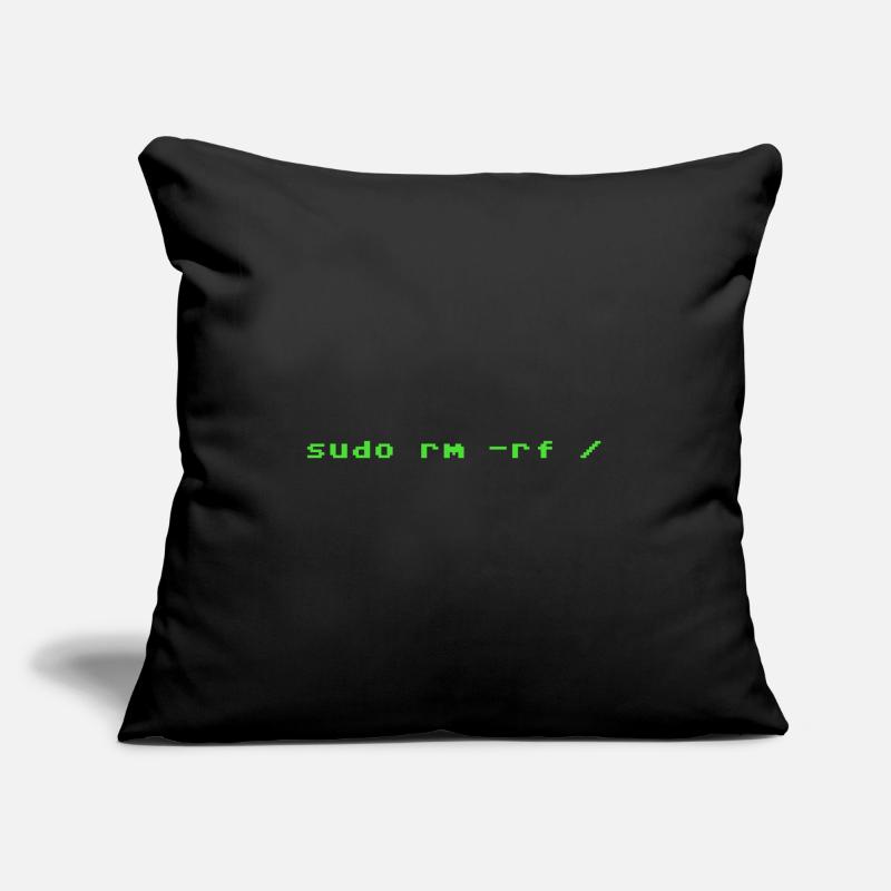 Sudo rm rf Linux Programmieren Sofakissen mit Füllung 45 x 45 cm