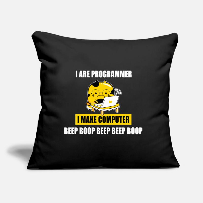 Je suis programmeur Coussin et housse de 45 x 45 cm
