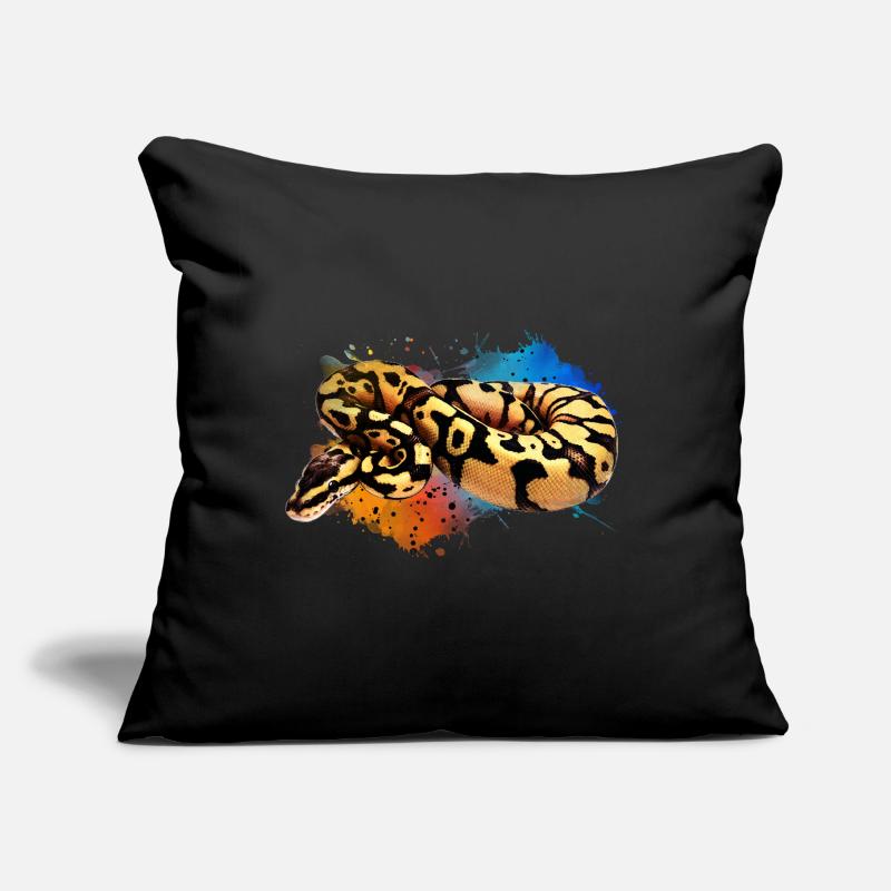 Boule Python Aquarelle Reptile Keeper Snake Design Coussin et housse de 45 x 45 cm