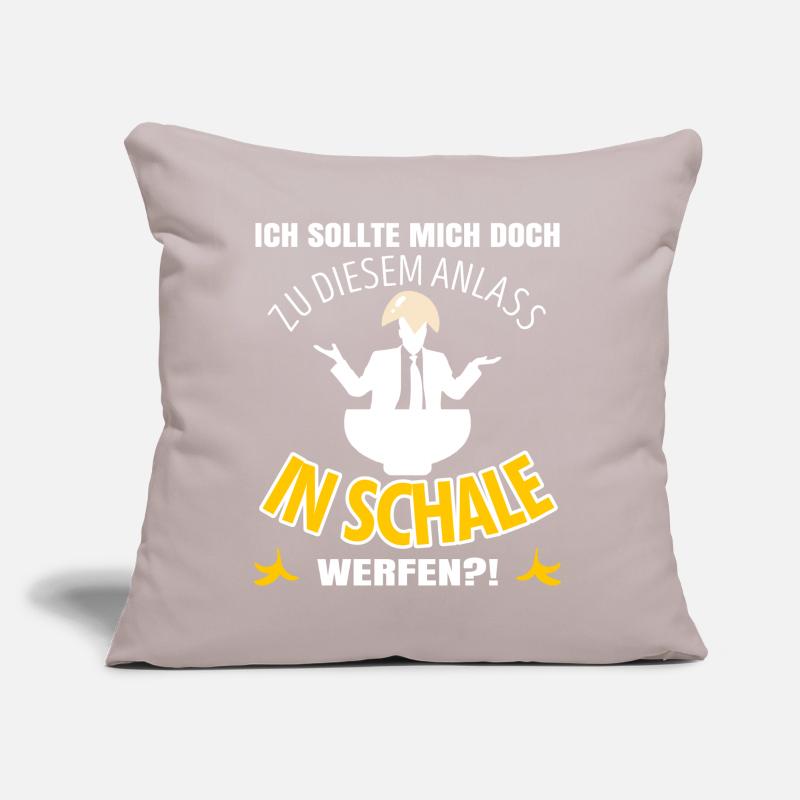 Anti Dressedcode Gast | Scherz Outfit | In Schale Sofakissen mit Füllung 45 x 45 cm