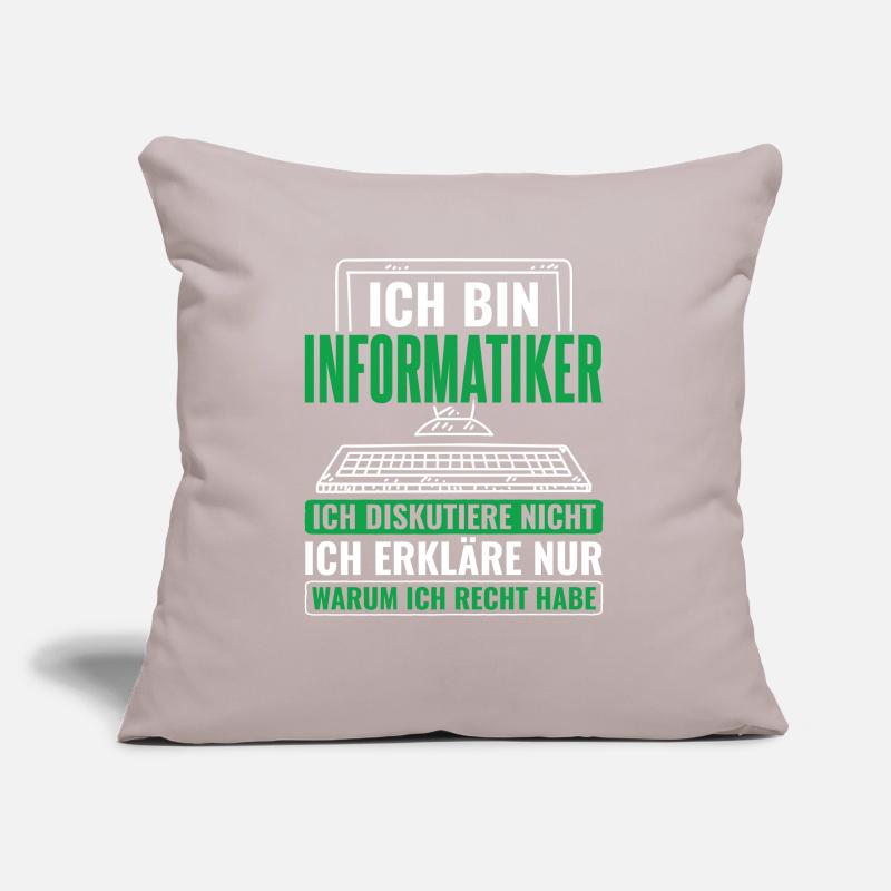 Informatik Informatiker Programmierer Sofakissen mit Füllung 45 x 45 cm
