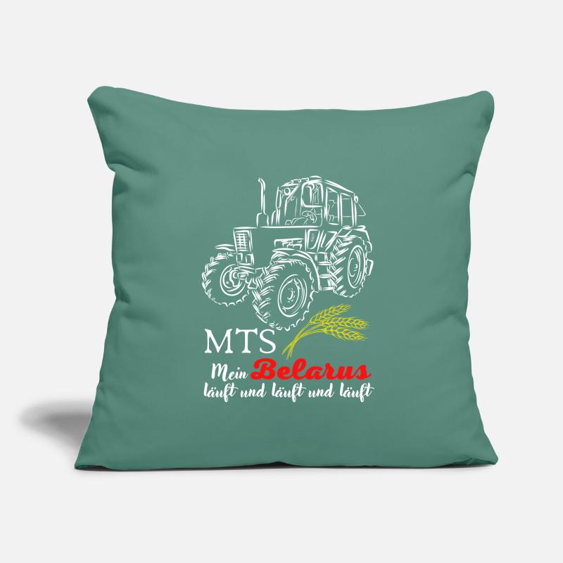 Belarus MTS / Mein Belarus läuft & Läuft. Ostalgie Sofakissen mit Füllung 45 x 45 cm
