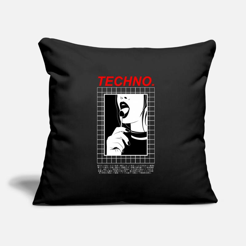 Techno Love Sofa pillow with filling 45cm x 45cm