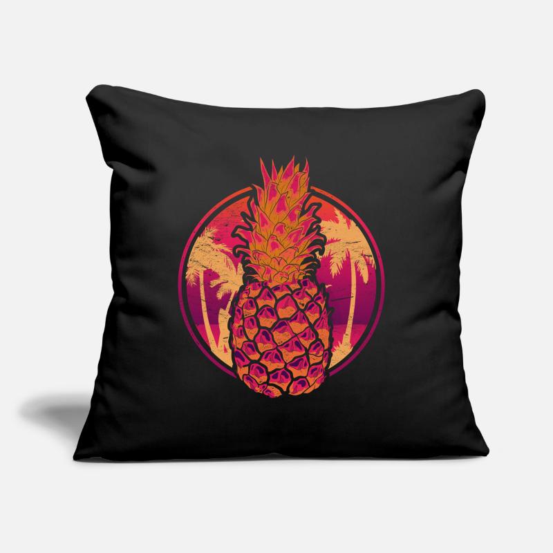 Summer Fruit Tropical Fruit Pineapple Sofa pillow with filling 45cm x 45cm