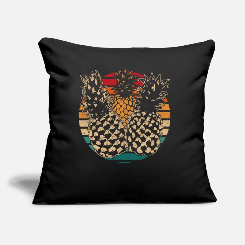 Summer Fruit Tropical Fruit Pineapple Sofa pillow with filling 45cm x 45cm
