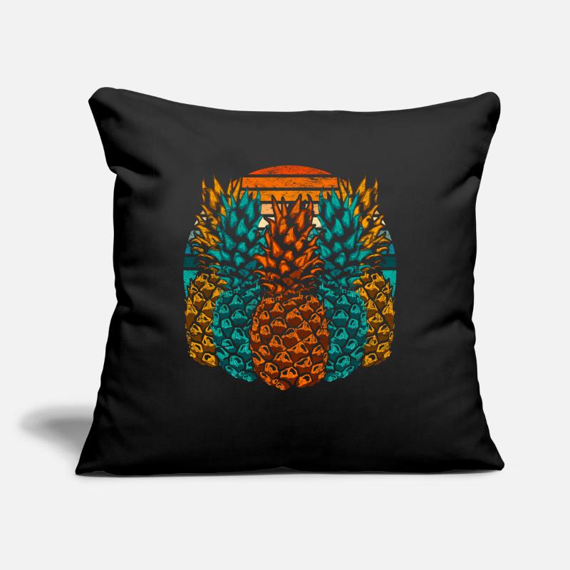 Summer Fruit Tropical Fruit Pineapple Sofa pillow with filling 45cm x 45cm