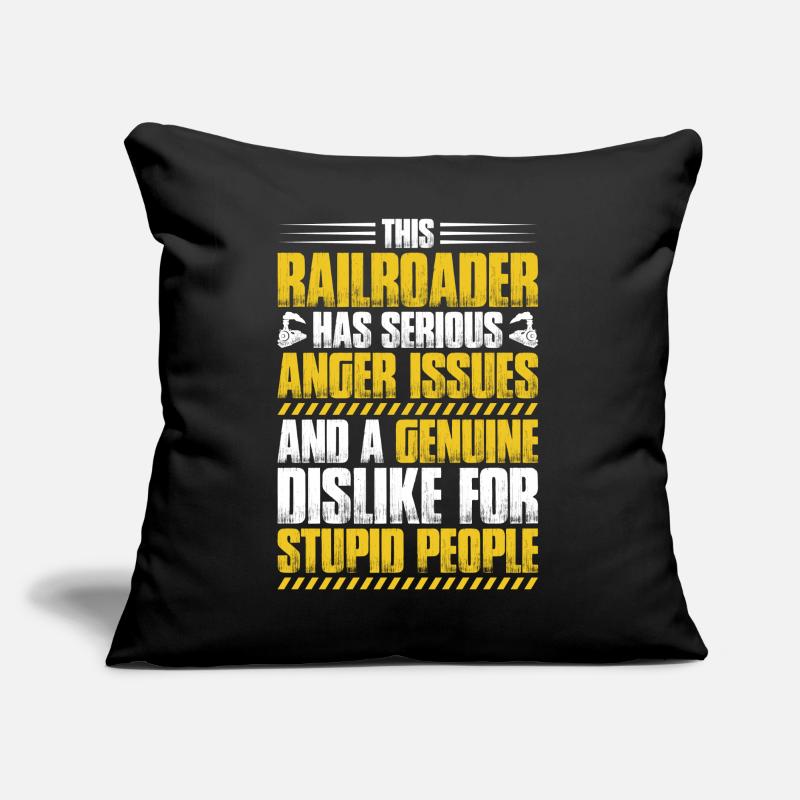 Railroader Train Driver Railroader Sofa pillow with filling 45cm x 45cm