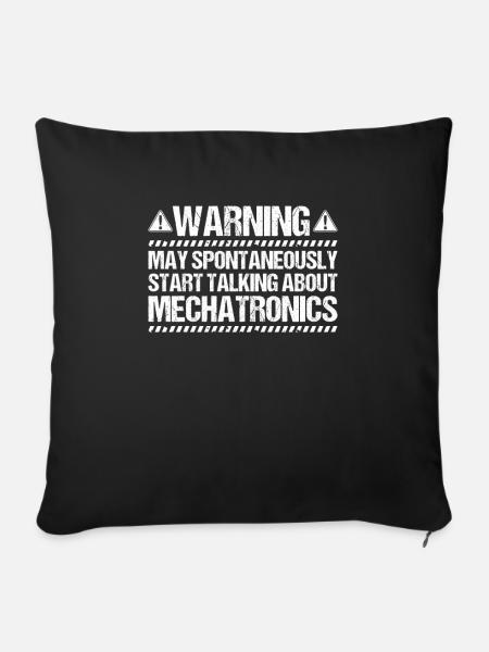 Mechatroniker Mechatronik Mechatronics Engineer - Sofakissen mit Füllung 45 x 45 cm - Schwarz