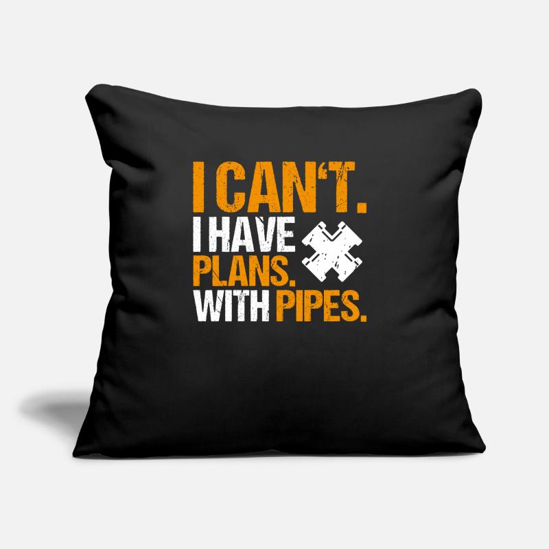 Constructeur de pipelines Construction de pipelines Pipelayer Coussin et housse de 45 x 45 cm