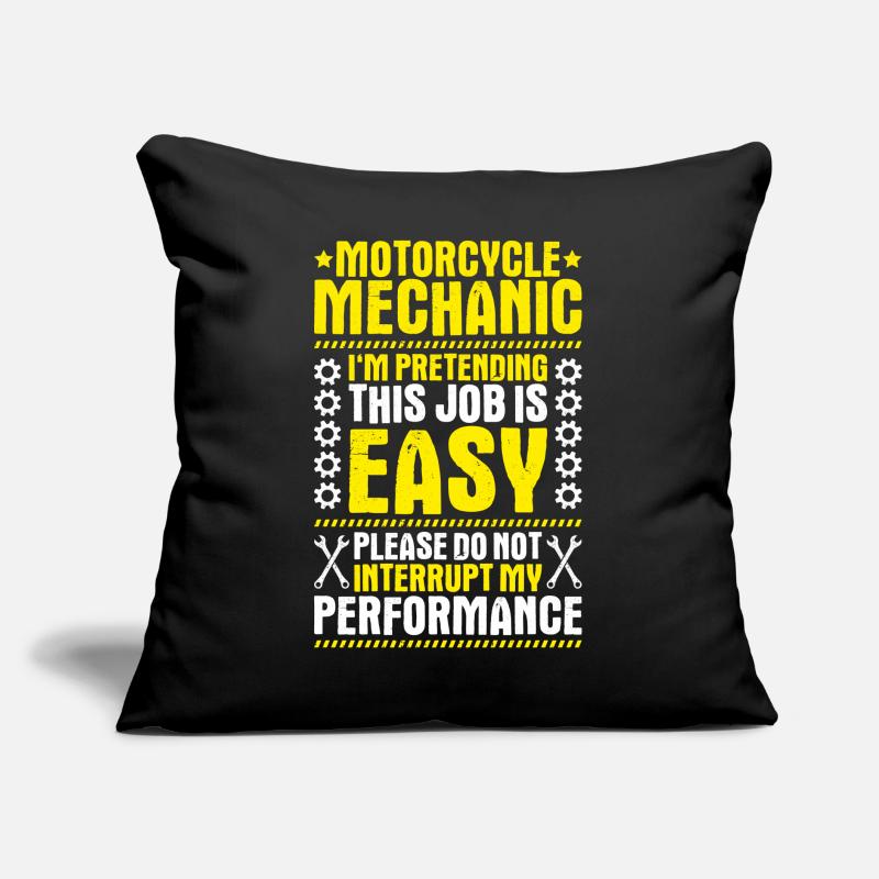 Two-wheel mechatronics engineer Motorcycle Motorcycle Mechanic Sofa pillow with filling 45cm x 45cm