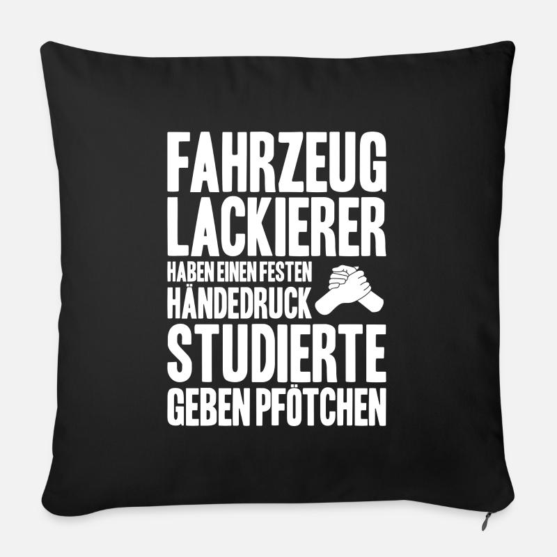Fahrzeuglackierer Lackierer Automotive Painter - Sofakissen mit Füllung 45 x 45 cm - Schwarz