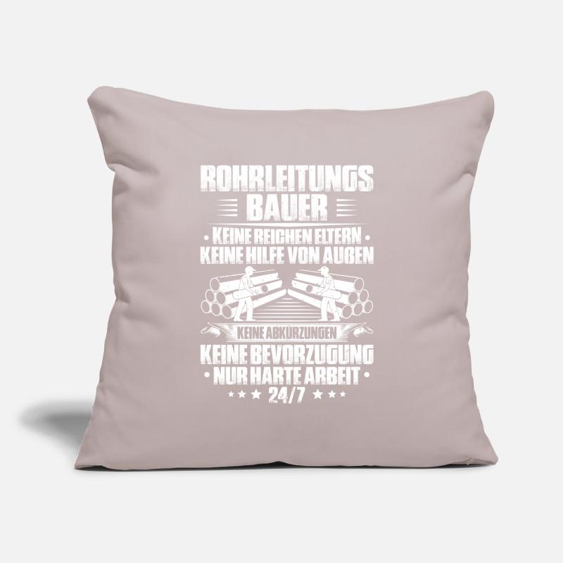 Pipeline Constructor Pipeline Construction Pipelayer Sofa pillow with filling 45cm x 45cm