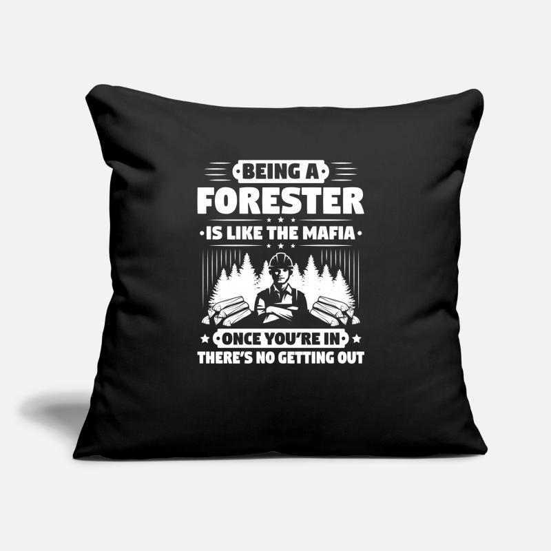 Forester Forestry Forester Forest workers Forest Sofa pillow with filling 45cm x 45cm